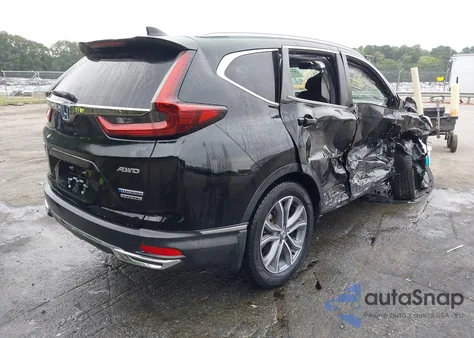 2020 Honda Cr-V Hybrid Touring z USA, uszkodzony, nr VIN 7FART6H95LE004172